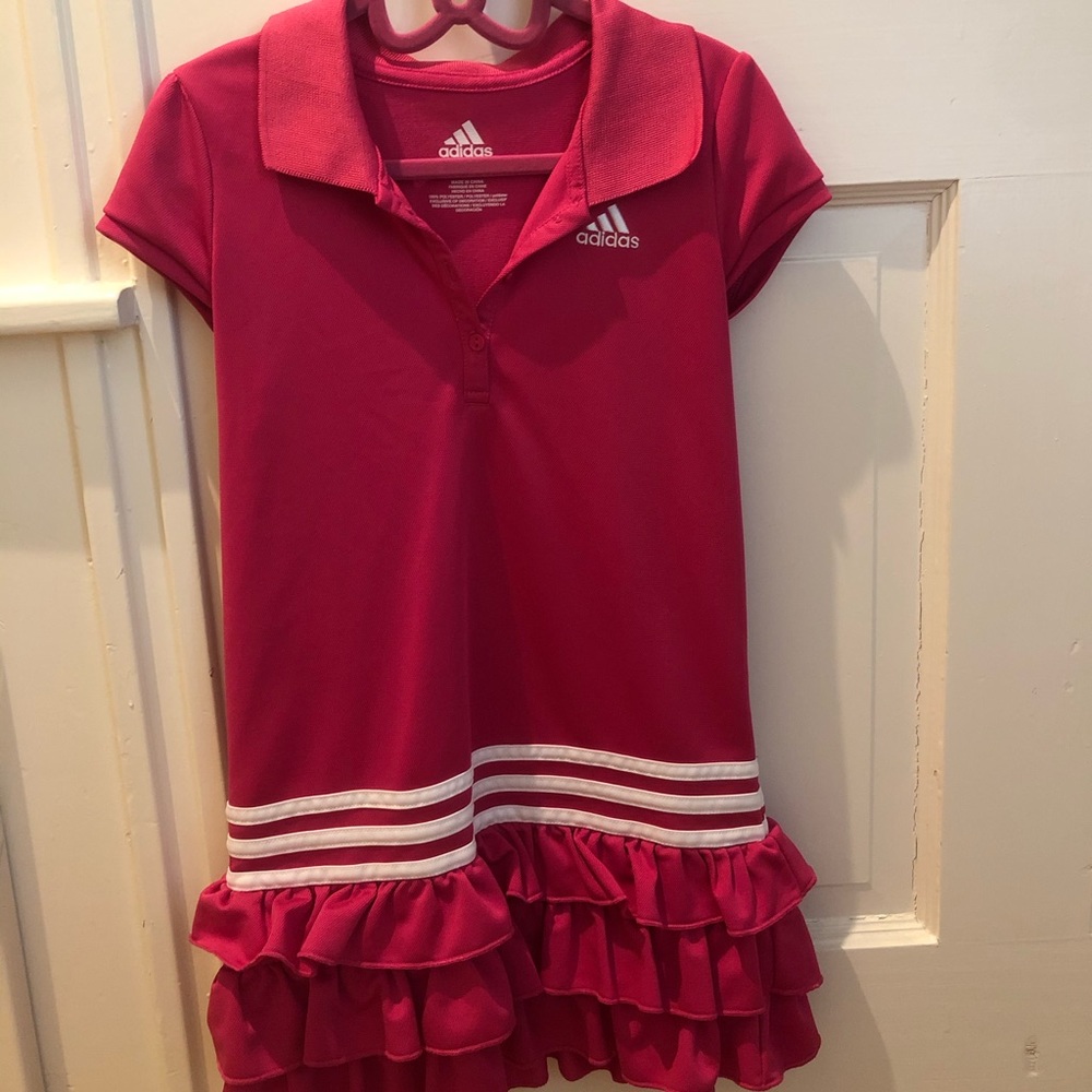 Hot pink Adidas dress
